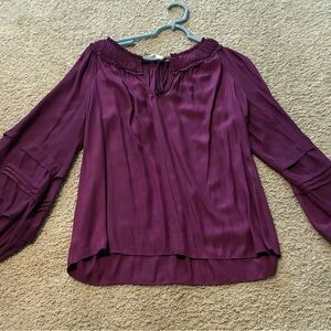 Ramy Brook Deep Purple Blouse
